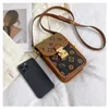 Small for Carrying Phones 2023 New Fashion Messenger Textured Plaid Mobile Phone Female number 856