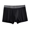 Underpants Men's Cotton Boxers Briefs Sexy Lingerie Chubby Bear Large Size Fashion U-shaped Underwear Solid Color