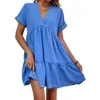 Casual Dresses Women Mini Dress Loos