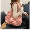 Mode coréenne nuage sac bulle fourre-tout sac sous les bras vers le bas coton manteau sac grande capacité banlieue une épaule sac pour femmes 231015