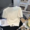 Damskie Krzyki Ties Summer Thirt Thirt Kobiet moda luźne koszulki z krótkim rękawem
