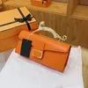 Designer axelväskor Kvinnor blyertsbox mode lanvin handväskor crocdile läder korsbodi purse208r