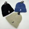 2023 New Color Mink Fur KANGOL Embroidery Winter Men's and Women's Beanie with Label Individually Wrapped Soft Knit Cap