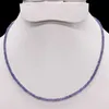 Hanger kettingen Natuurlijke blauwe Tanzanite edelsteen kralen ketting 18 INCHES Polsbandje Herstellen Yoga Energie Praktijk Manchet Diy Chain Kleurrijk 231010