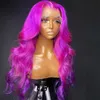 Synthetic Wigs Brazilian 13x4 Lace Frontal Human Hair Wigs 613 Blonde Rose Pink Colored Lace Front Wig for Black Women Body Wave Syntheitc Cosplay Wig Preplucked