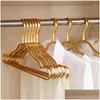 Hangers Rekken 10 Stuks Kleding Metalen Kledinghangers Antislip Aluminium Droogrek Garderobe Ruimtebesparende Kleerhangeropslag D Otza9