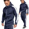 Masculinos Tracksuits Zogaa Define Homens Tracksuit Casual 2 Peças Zipper Sweatsuit Plus Size S-XXXL Patchwork All-Match Simple Fashion Sólido 231011