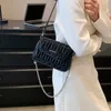 Purses 90% Off High grade internet sensation versatile pleated underarm women's bag small golden ball chain small square bag one shoulder crossbody women's bag