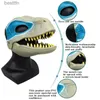 Kostymtillbehör skräck dinosaurie huvudbonader livtrogen dinosauri mask söt halloween djur tyrannosaurus rex mask halloween cosplay party dekorationl231011