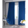 Curtain Blackout For Bedroom Opaque Blinds for Window Living Room Kitchen Treatment Ready Made Small Drapes High Shading 231010