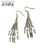 Other Fashion Accessories ZYZQ Punk Skull Witch Unisex Earrings Exaggerated Funny Personality Ghost Earrings Fun Halloween Jewelry Hot Sale Q231011