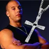 Fast and Furious Cross KettingenHangers Film Sieraden Klassieke Strass Hanger Sliver Cross Kettingen Hangers Voor Mannen246v