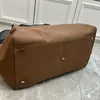 Bolso de mano grande Estilo Maillard Bolso de compras para mujer Bolso de diseñador Bolso de hombro con cordón Bolso de lona Monedero Capacidad de piel de becerro de alta calidad Bolsillo externo con cremallera