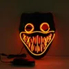 Allo Decorazioni di Halloween Festa di Carnevale Maschera in maschera Maschera per il viso Cosplay LED Glowing Light Up Mask per bambini