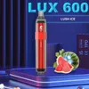 MANTA Original LUX 600 bouffées 2% Kits de stylo jetables en option Capacité 2ML Batterie 400mAh Barres pré-remplies Bouffées électroniques 600 Pastèque Fraise 465