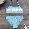 Women's Swimwear Girls Bikini Set Shinning Children Kids Swimsuit 2023 Biquini Infantil Bathing Suit