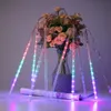 1/2/3/4 Set Meteor Shower Rain Lights Christmas Falling Rain Drop Solar String Light Waterproof Cascading Lights For Holiday Party New