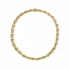 Collana di marca Love T di design per donna uomo Accessori in acciaio inossidabile Collana con cuore in zircone tipo U in bambù Jewelry301Z