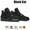 Cacao 4 basketskor 4s Military Black Cat Pine Green Craft Seafoam Fire Red Thunder Canyou Purple Oreo Mens Womens Designer Sneakers Trainers Storlek 36-47