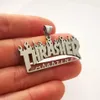 Herren-Anhänger Juggalo Edelstahl Icp Insane Clown Posse Twiztid Hallowicked Rare Charms Halskette Rolo-Kette 3 mm 24 Zoll211T