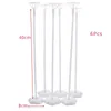 Autres fournitures de fête d'événement 6pcs décoration de mariage table ballon support de support bâton flottant ballon support tige anniversaire pièce maîtresse 231011