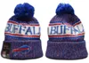 Buffalo'''''bills''''Sebeanies Bobble Hats Beyzbol Top Kapakları 2023-24 Moda Tasarımcısı Kova Şapkası Tıknaz Örgü Faux Pom Beanie Noel Spor Örgü Şapkası