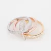 Large broche rose unisexe bracelet à ongles plaqué or bijoux bracelets pour femmes filles dames ensemble bijoux concepteur anniversaire fête de mariage fiançailles quotidien mariée