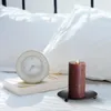 Kerzenhalter 3 Stück Runder Esstisch Eisen Kerzenständer Metall Kreatives Tablett Dekorative Säule
