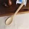 Spatule à cuillère en bambou 6 styles, ustensile en bois portable, tourneurs de cuisine, support de mélange fendu, pelles FY7604