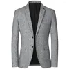 Costumes pour hommes printemps hommes vêtements hommes Blazer veste mode décontracté mince manteaux mâle bureau affaires vestes de mariage pour