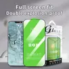 Mitoto Displayschutzfolie 20D gehärtetes Glas mit gebogenem Rand für iPhone 15 14 PRO MAX 13 A51 A71 S20 FE, antistatisch, mit Einzelhandelsverpackung