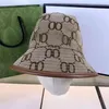 Chapeaux de seau Chapeau de seau de luxe mode pare-soleil classique deux lettres casquette de plage casquettes de voyage en plein air bon nice303U