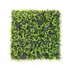 Dekoratif çiçekler 50x50cm yapay çim bitki simülasyon çim sahte çim duvar paneli gişe çit yeşillik dekor gizlilik çit arka bahçe
