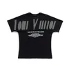 2024 Erkek Moda Gradyan Baskı Tişörtleri Yaz Erkek Kadın Tshirt Pamuk Tasarımcıları Kısa Kollu Girmiş Gömlek Hip Hop Sokak Giyim Tişört Tees S-2XL