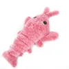 Jouets pour chats 1 pièces jouet de chat sautant électrique crevette Simulation en mouvement homard jouets en peluche électroniques pour chien de compagnie chat enfants jouet en peluche 231011