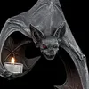 Bougeoirs Chauve-souris mur photophore Halloween chandelier chauve-souris Statue jardin suspendu chandelier lumière jardin maison Halloween décoration 231010