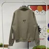 21fw Autumn Winter Oversize Back 3D Silicon Fleece Half Zipper Hoodie Skateboard High Street Unisex streetwear Sweatshirt272W