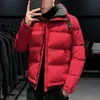 Heren Donsparka 2023 Nieuwe Winterkleding Hot Koop Heren Katoenen Jas Dikke Warme Dons Korte Casual Werkkleding YZ011 YQ231011