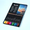 Crayon 24 pièces ensemble de Crayons de couleur dessin Art professionnel pour peinture croquis métal huileux couleur plomb fournitures scolaires 231010