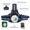 Headlamps LED Four Light Source Focus Headlamp Waterproof Head Rechargeable Fishing Searching Camping