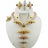 bridal jewelry set super quality african big jewelry sets quality costume gold set women necklace wedding sets259D