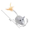 Cat Toys Smart Cat Toys Interactive Automatic Sensing Mouse Novelty Toy Cat Teaser Self-Playing USB Charging Mice Toys for Cats Kitten 231011