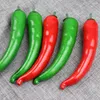 Decorative Flowers 5 Pcs Simulation Bell Pepper Model Decor Showcase Supply Fake Food Prop Cake Artificial Poly Dragon