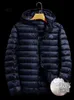 Herrarna ner parkas man jacka ner parkas rockar puffer jackor vinterrock huva utgifter toppar vindbrytare asiatisk storlek m-4xl x0908