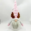 Kerstversiering Kerstversiering suède doek cartoon schattige Kerstman zich op zijn gemak voelen indoor feestvakantie decoratie geschenken vol vakantiesfeer