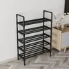 Suportes de armazenamento cremalheiras simples sapato rack multi-camada de metal sapato prateleira economia de espaço para sala de estar sapatos gabinete organizador suporte 231010