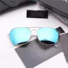 Fashion Designer Zonnebrillen Heren Dames Klassiek Metaal Vierkant Frame Populair Retro Avantgarde Outdoor UV 400 Gepolariseerde Zonnebril Hoge Kwaliteit