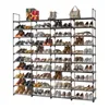 Suportes de armazenamento cremalheiras 10 camadas sapato rack de armazenamento organizador prateleira de sapato para entrada detém empilhável sapato gabinete rack de sapato 231010