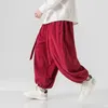 Men's Pants Harem Harajuku Style Casual Cotton Jogging Women's Sweatpants Street Wear Solid Color 5XL