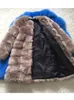Womens Fur Faux Zadorin Europe Fashion 90 cm Long Trench Coats Coat Women Luxury Sparcing Warm Fluffy Jacket Winter Overrock 231010
